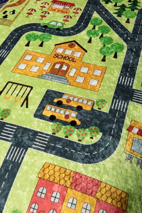 Conceptum Alfombra Small Town - Green 140 x 190 cm